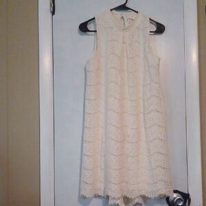 Art Class Cream Lace Formal Kids Dress